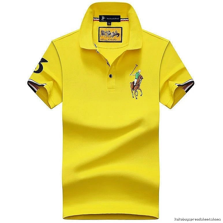 Ralph Lauren Classic Yellow polo shirt Bright Yellow Polo for Daily Styling