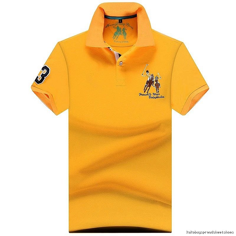 Ralph Lauren Classic Yellow polo shirt Bright Yellow Polo with Travel-Friendly Style