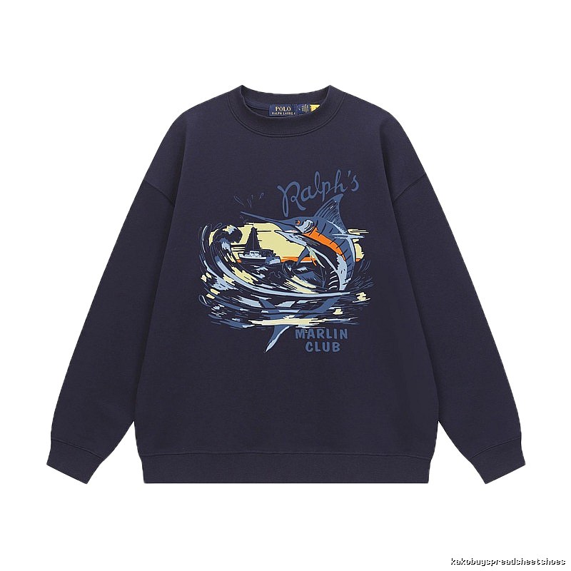 Ralph Lauren Marin Club Navy Blue Sweatshirt