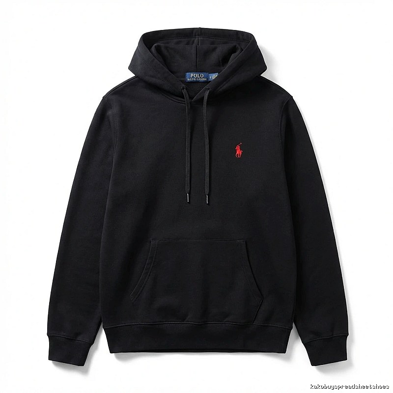 Ralph Lauren Polo hooded black sweatshirt