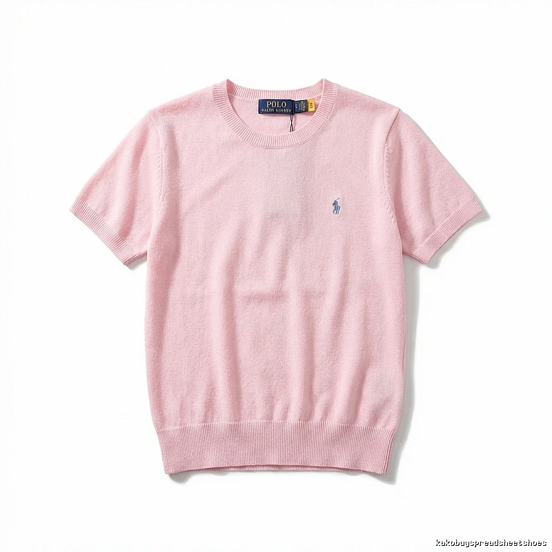 Ralph Lauren Polo pink trendy brand short-sleeve shirt