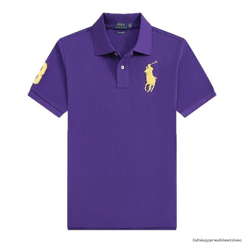 Ralph Lauren Polo Purple Classic Style Short-Sleeve