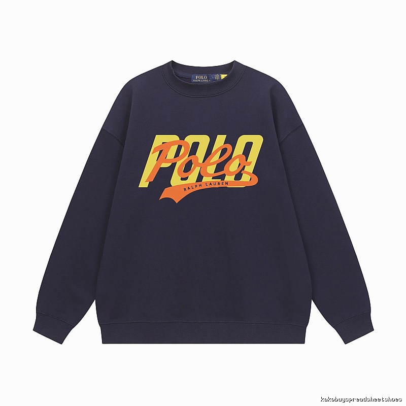 Ralph Lauren Polo Series Fashion Navy Blue Sweatshirt
