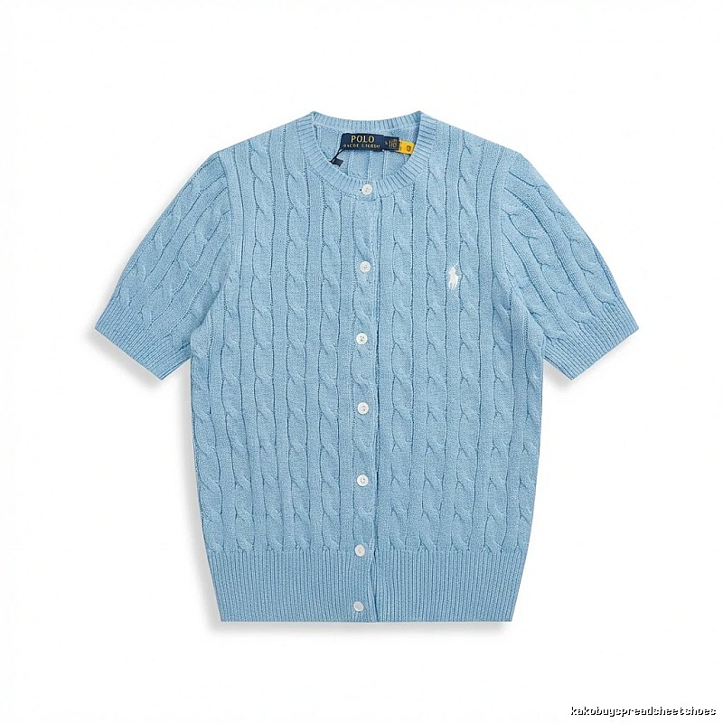 Ralph Lauren Polo Series Light Blue Knitted Cardigan