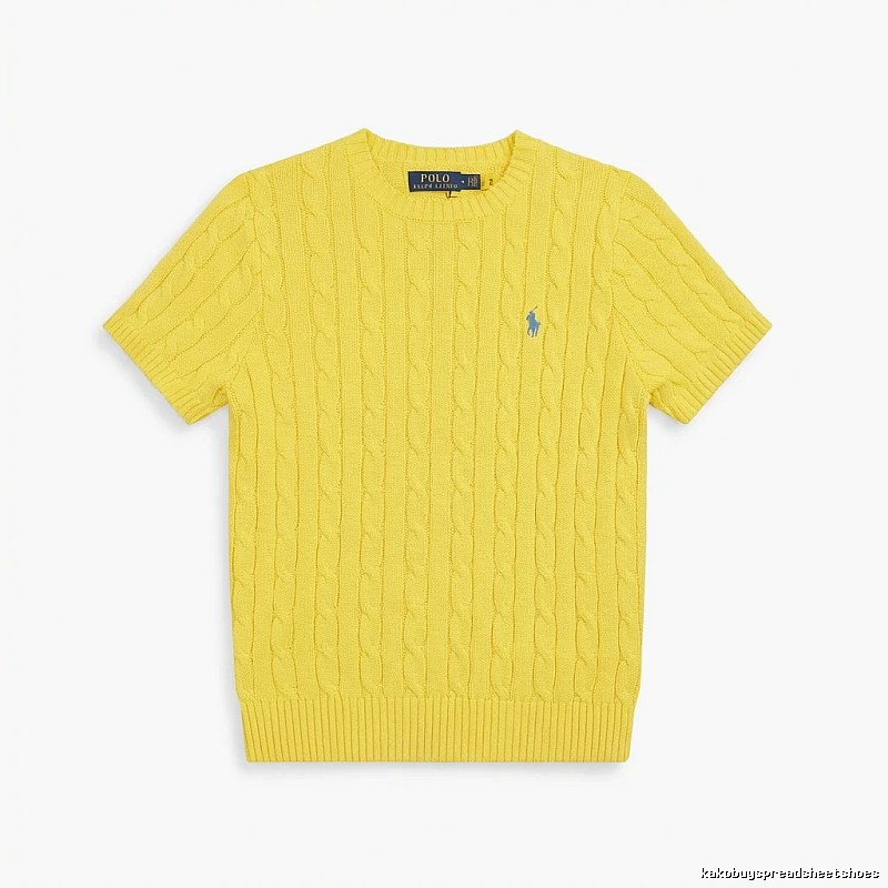 Ralph Lauren Polo series yellow knitted sweater