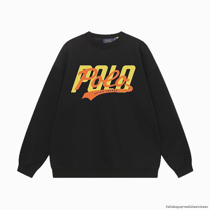Ralph Lauren Polo trendy brand black sweatshirt