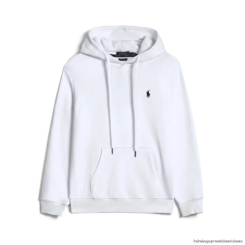 Ralph Lauren Polo white hooded sweatshirt