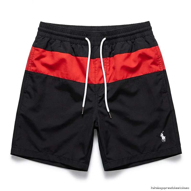 Ralph Lauren sporty black and red shorts