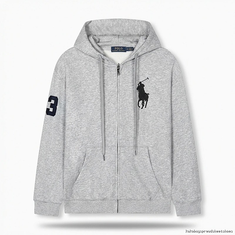 Ralph Lauren sporty grey hoodie