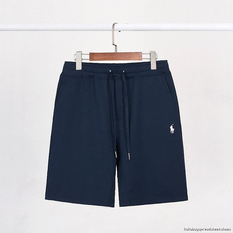 Ralph Lauren Streetwear Sweat shorts Gray Drawstring Small with Logo Accent