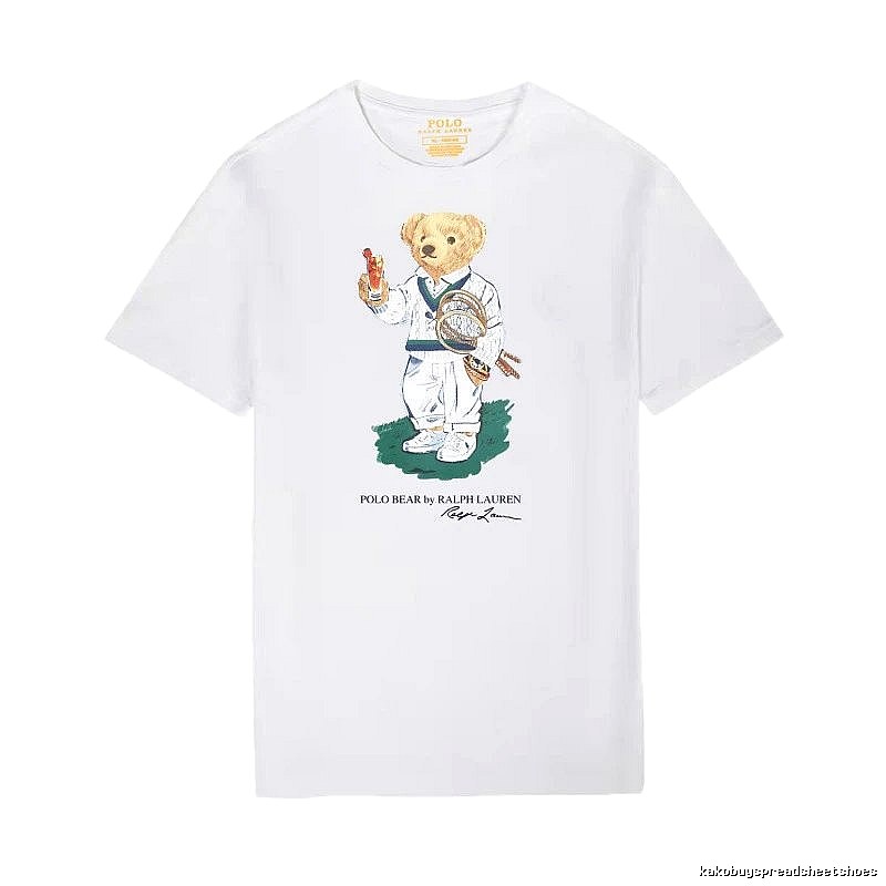 Ralph Lauren Teddy Bear Series White T-shirt