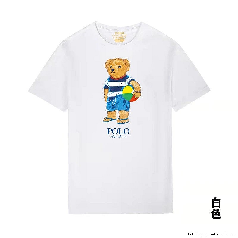 Ralph Lauren white T-shirt with teddy bear print