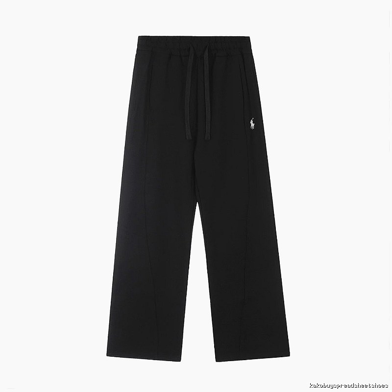 RalphLauren Wide-Leg Casual Pants Travel Edit in Black