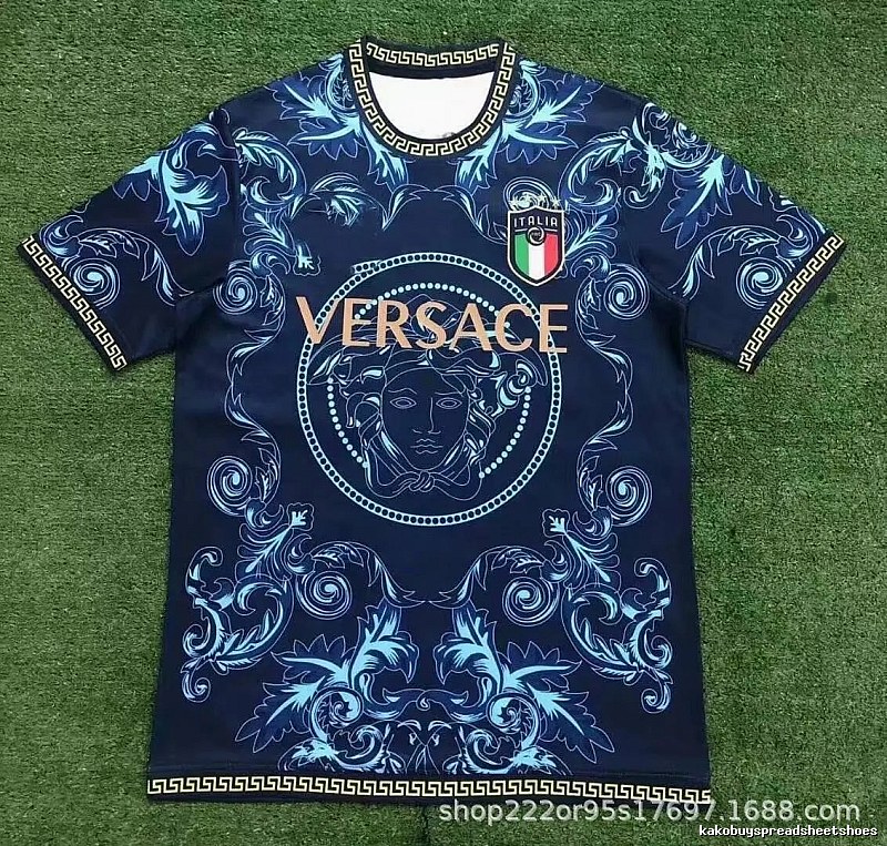Real Madrid Blue Dragon Soccer Jersey Poolside Style