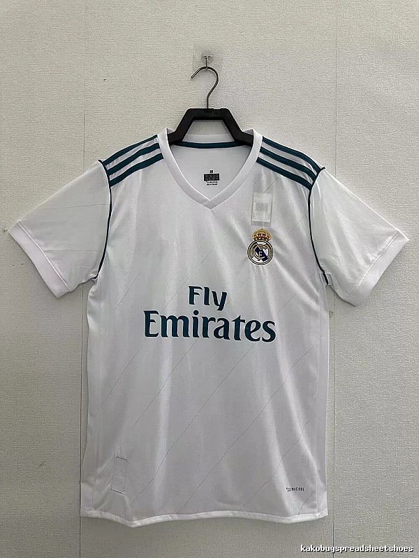 Real Madrid Daily Retro Teka soccer jersey White Retro Football with Visual Detail