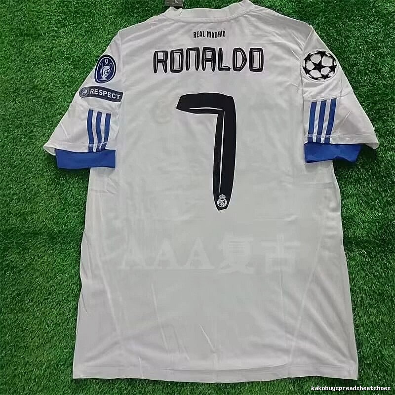 Real Madrid Sport Retro Teka soccer jersey White Retro Football for Warm Weather