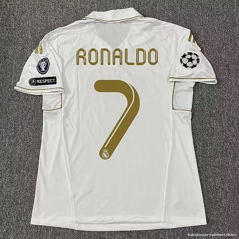 Real Madrid Urban Retro Teka soccer jersey White Retro Football with Casual Appeal