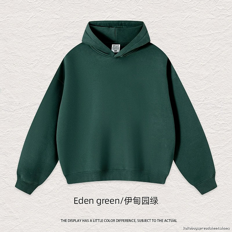 Relaxed Blank pullover hoodie Black Minimal A with Designer-Inspired Detail