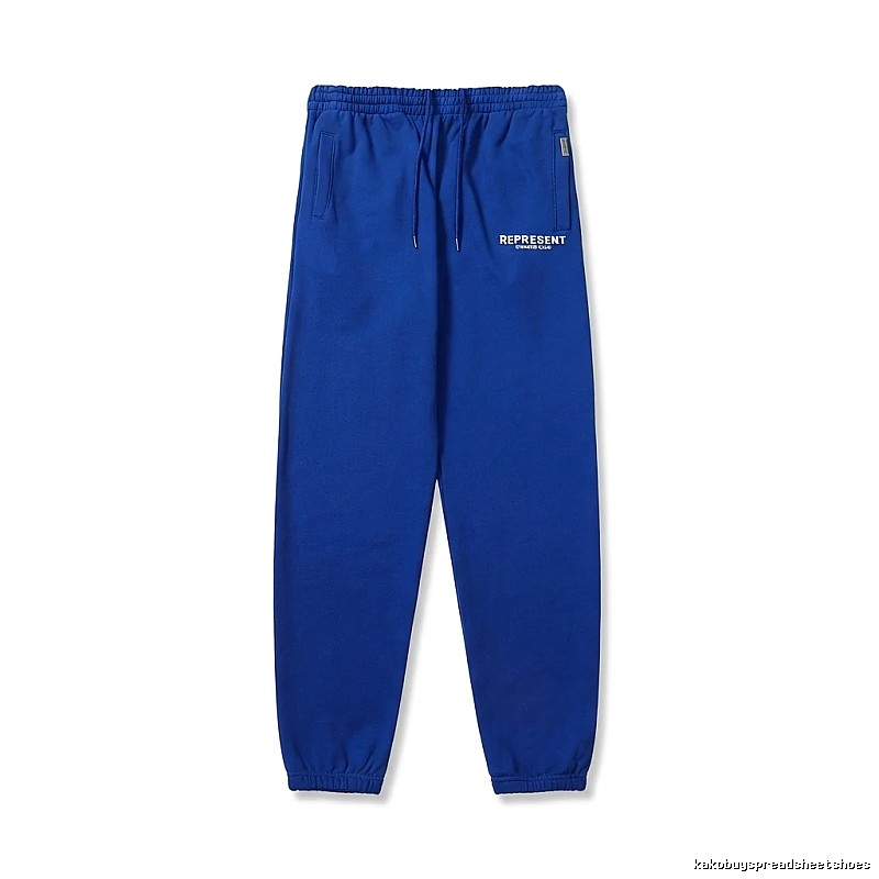 REPRESENT Basic Style Casual Blue Sweatpants