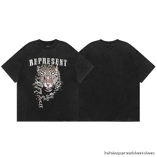 Represent Black Style 821 Owners Club T-Shirt Soft Neutral Logo