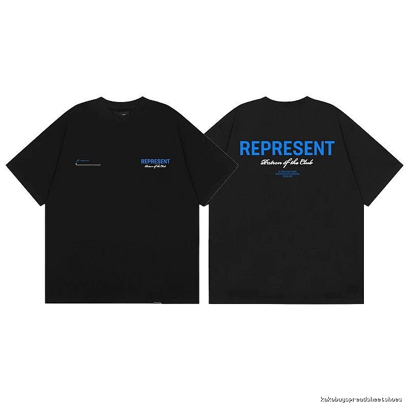 REPRESENT Club High Street Black T-Shirt