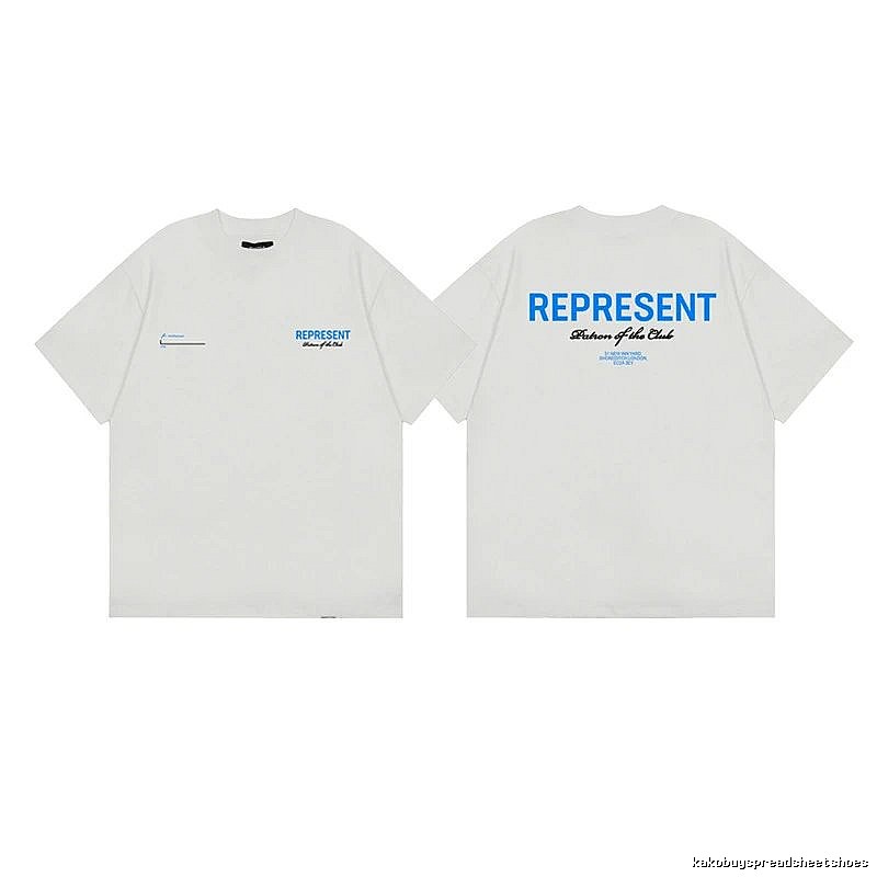 Represent Club High Street Style White T-Shirt