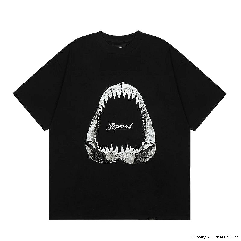 Represent Shark Jaw High Street Black Short Sleeve T-Shirt