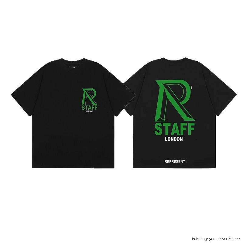 Represent STAFF High Street Black Short-sleeve T-shirt