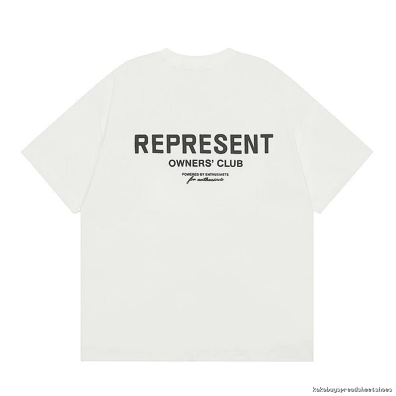 Represent White Style 801 Owners Club T-Shirt Color Pop Logo