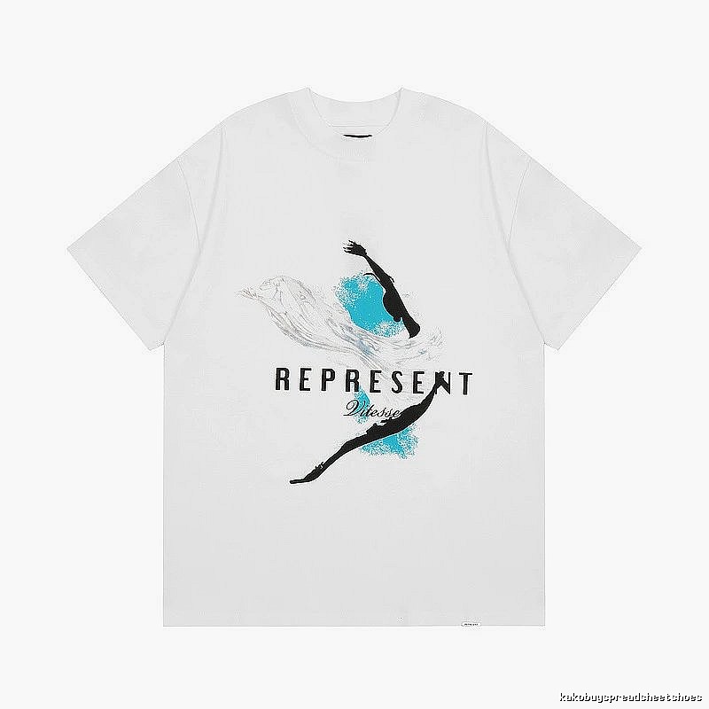Represent White Style 826 Owners Club T-Shirt Poolside Style Logo