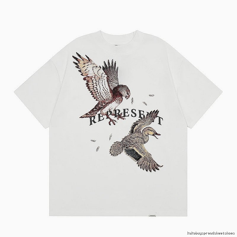 Represent White Style 858 Owners Club T-Shirt Active Casual Logo