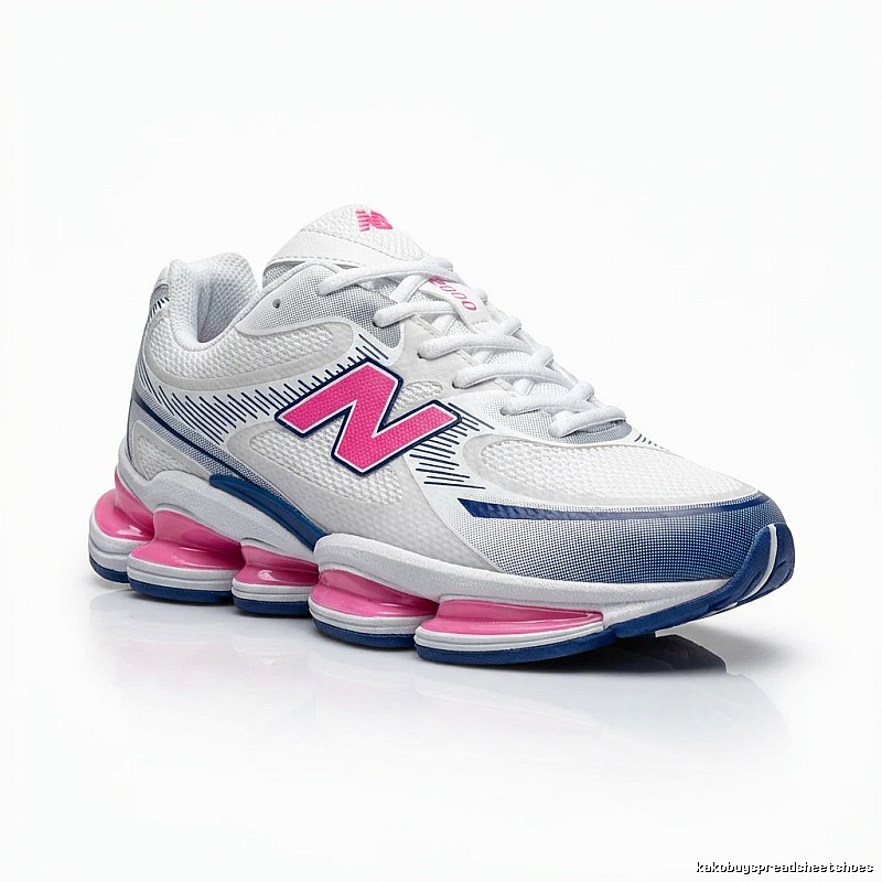 Retro-style gray and white sneakers of New Balance
