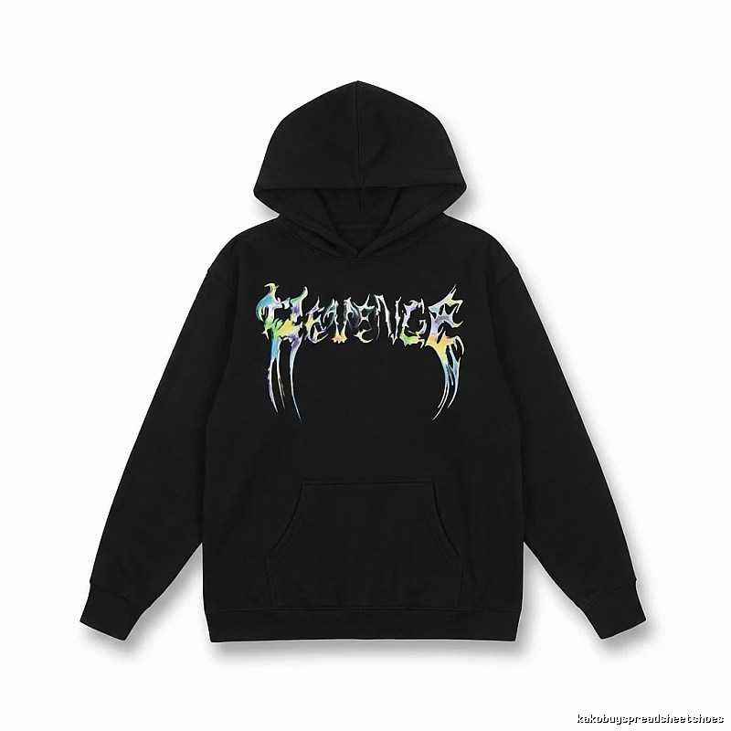 Revenge Colorful Style Black Hoodie