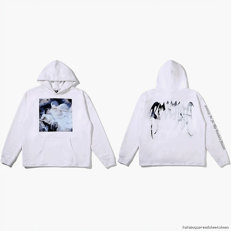 Revenge dark style white hoodie