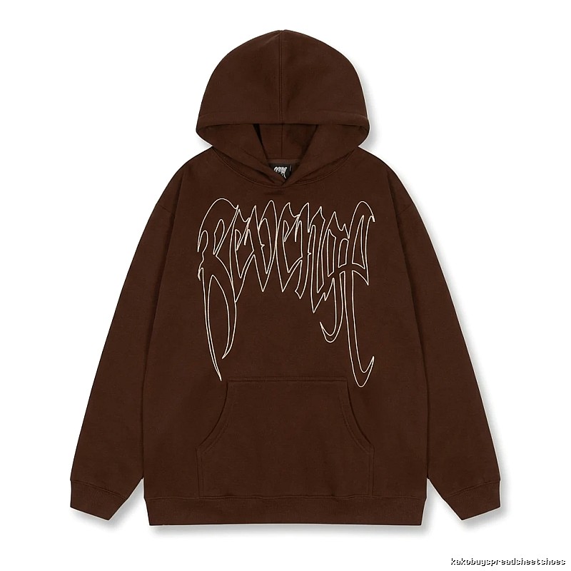 Revenge Gothic Style Dark Coffee Hoodie