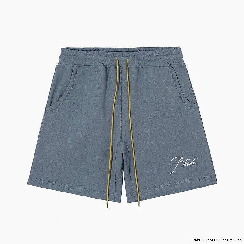 RHUDE casual style gray shorts