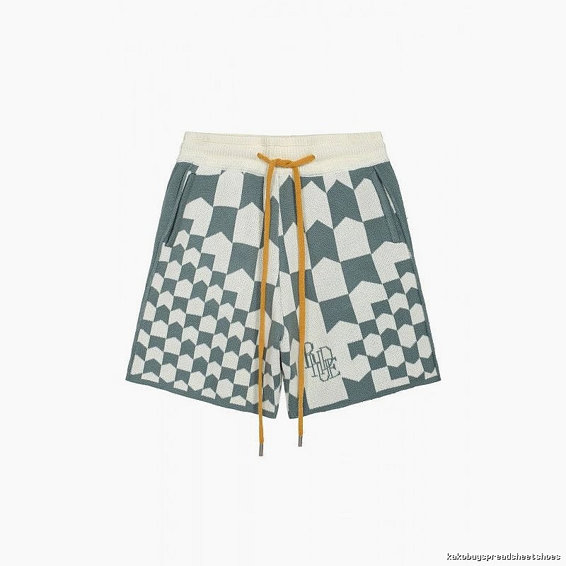 RHUDE Checkered Casual Shorts