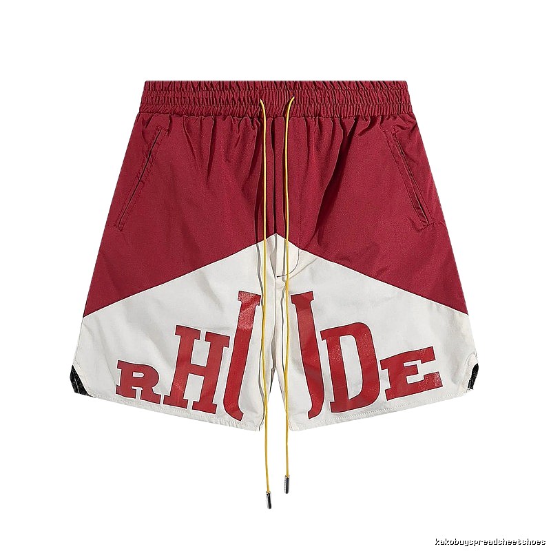 RHUDE Color - Blocking Sports Shorts