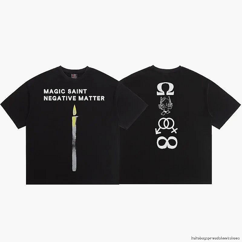 SAINT Magic Collection Street Style Black T-Shirt