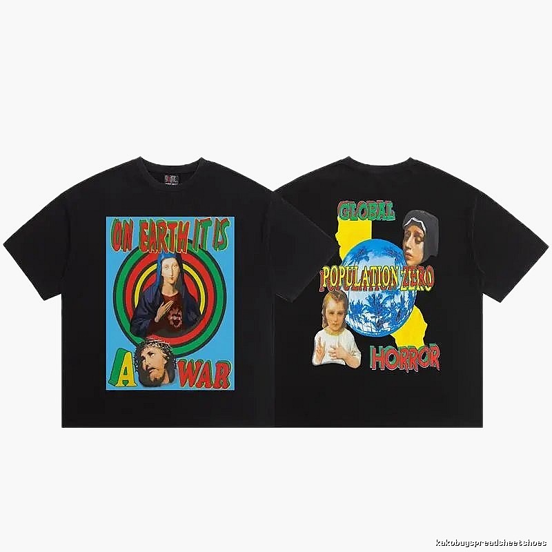 SAINT Religious Print Vintage Style Black T-Shirt