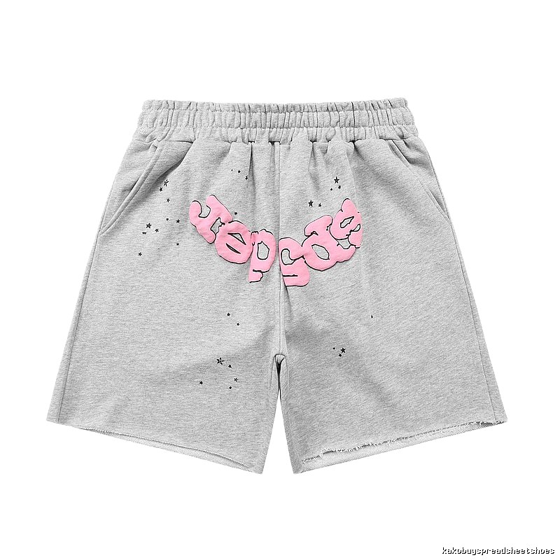 Shorts with Sp5der letter print style