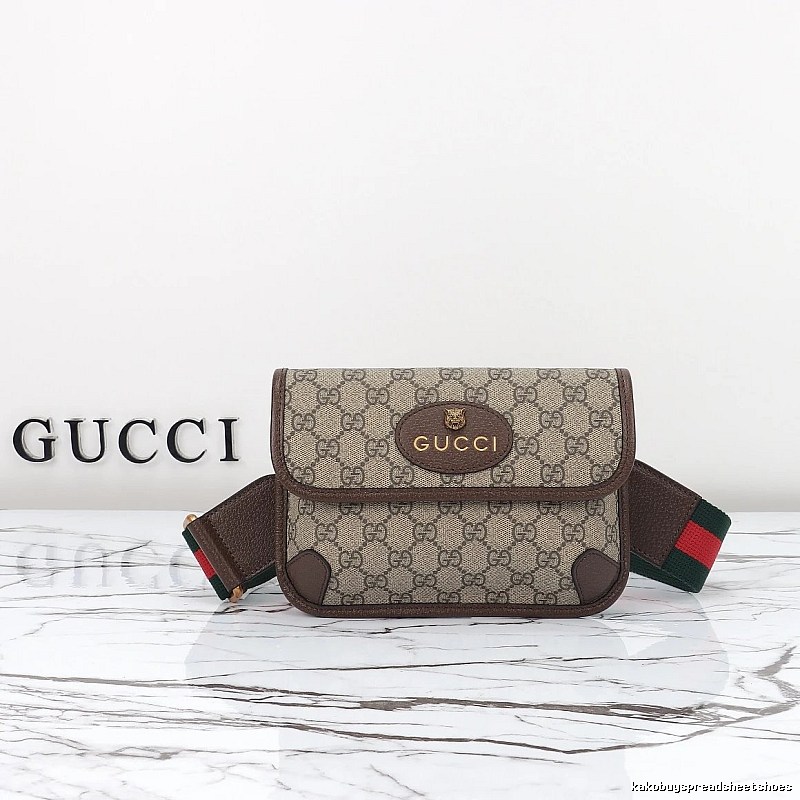 Shoulder Bag by Gucci with Beige GG Flap Shoulder Bag