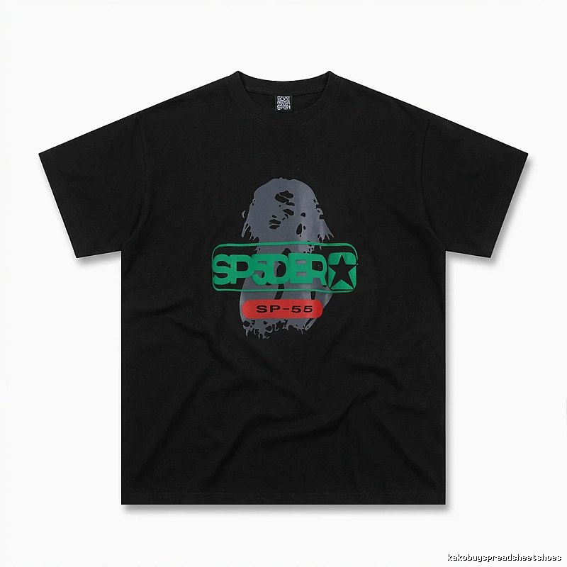 Sp5der Dark Cool Trend Short Sleeve