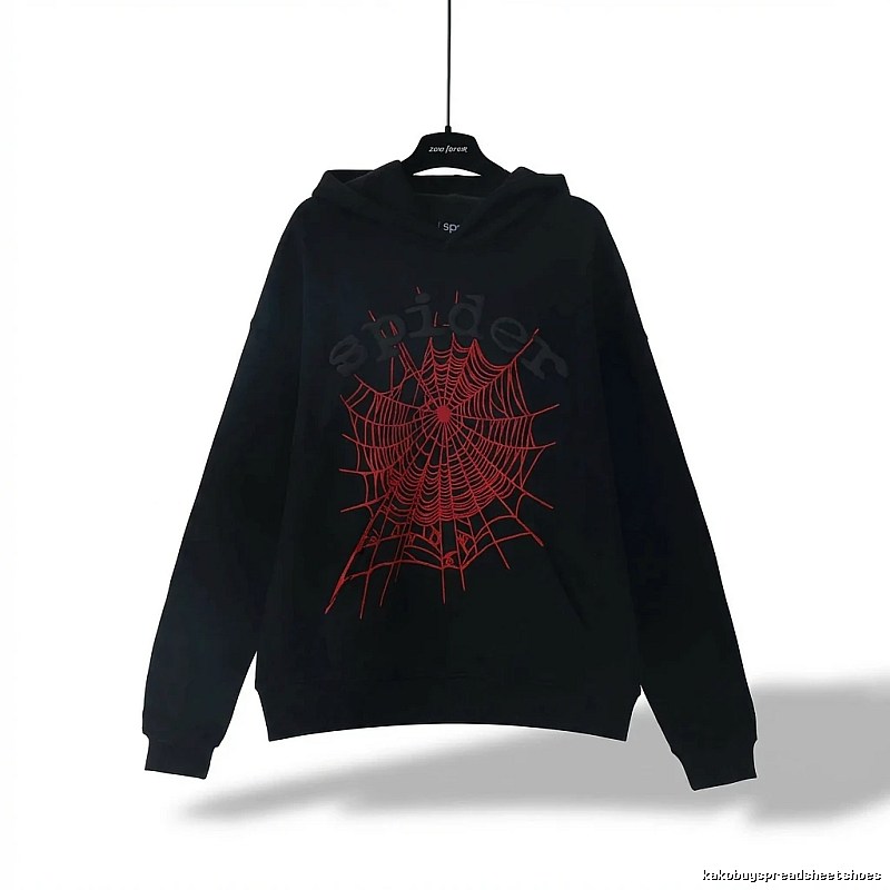 Sp5der Spider Web Trendy Cool Black Sweatshirt
