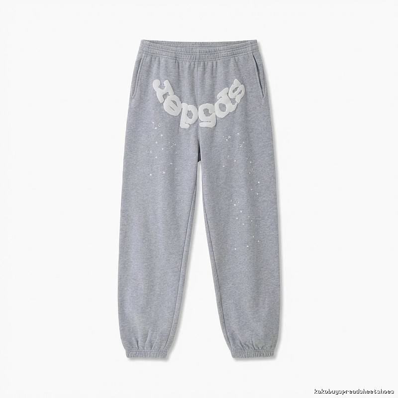 Sp5der Starry Rhinestone Wind Track Pants