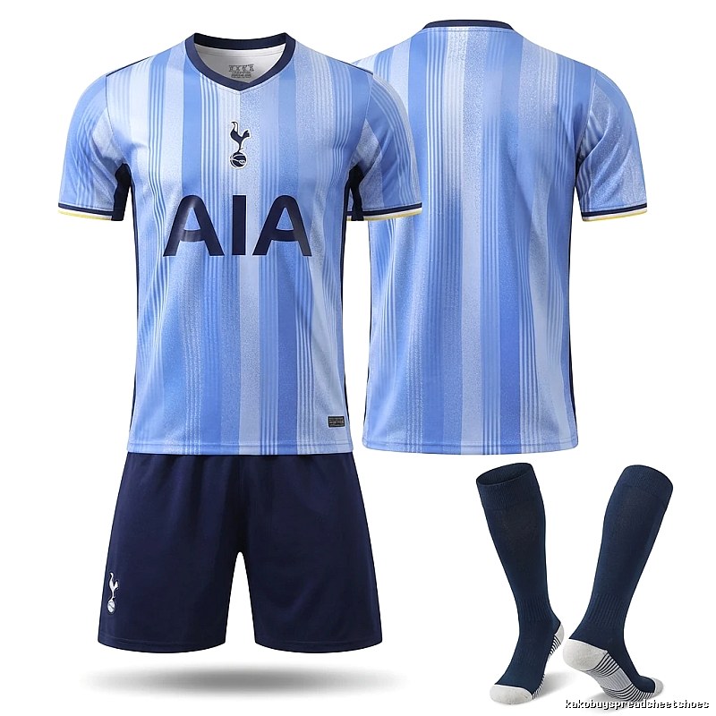 Spurs striped sports style blue jersey