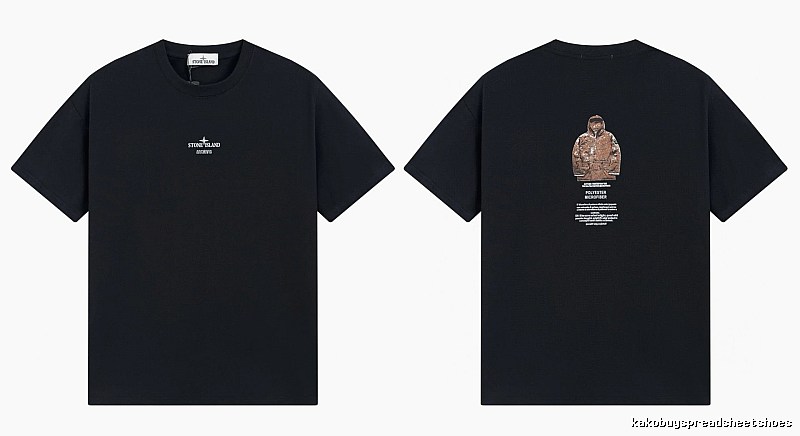 Stone Island Archive Series Street Style Black T-Shirt