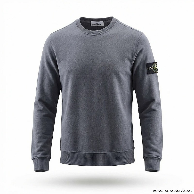 Stone Island basic grey sweatshirt