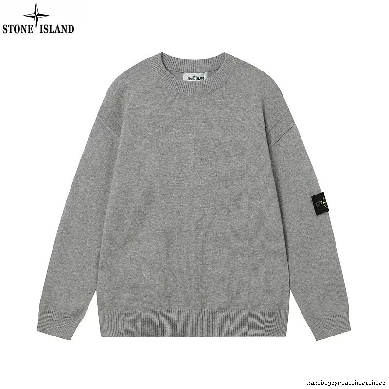Stone Island Gray Crewneck SweatShirt Daily Styling