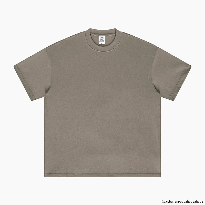 Streetwear Plain white T-shirt Minimal White Short with Logo Accent